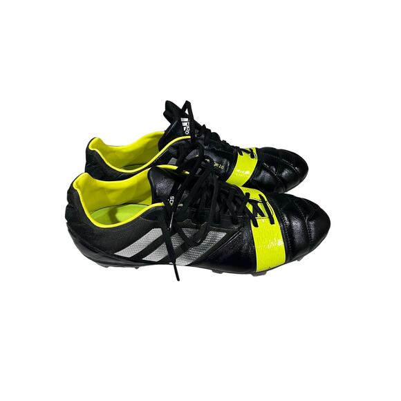 Adidas Nitrocharge 2.0 FG Soccer Cleats Black Yellow Men’s Size 12 Firm Ground - Picture 1 of 13